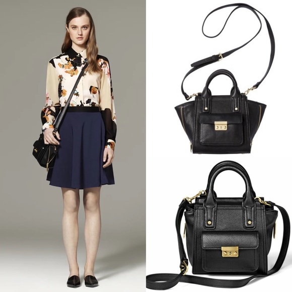 3.1 Phillip Lim for Target Black Mini Satchel - Picture 3 of 7